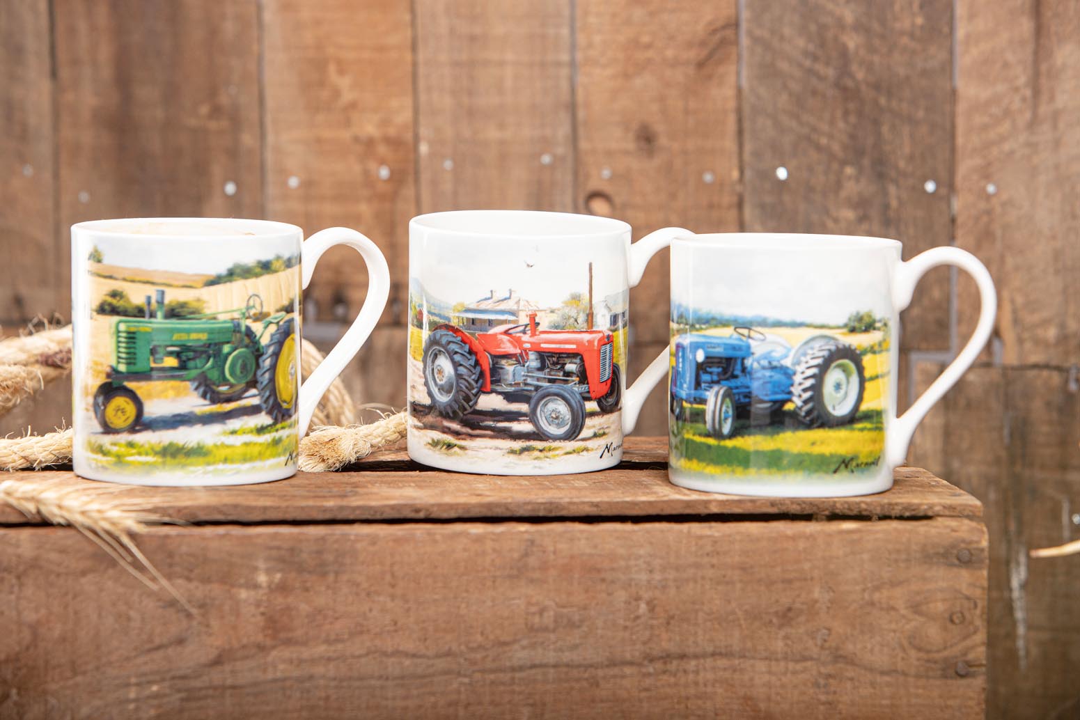Ashdene Tractors Then & Now Massey Ferguson Mug