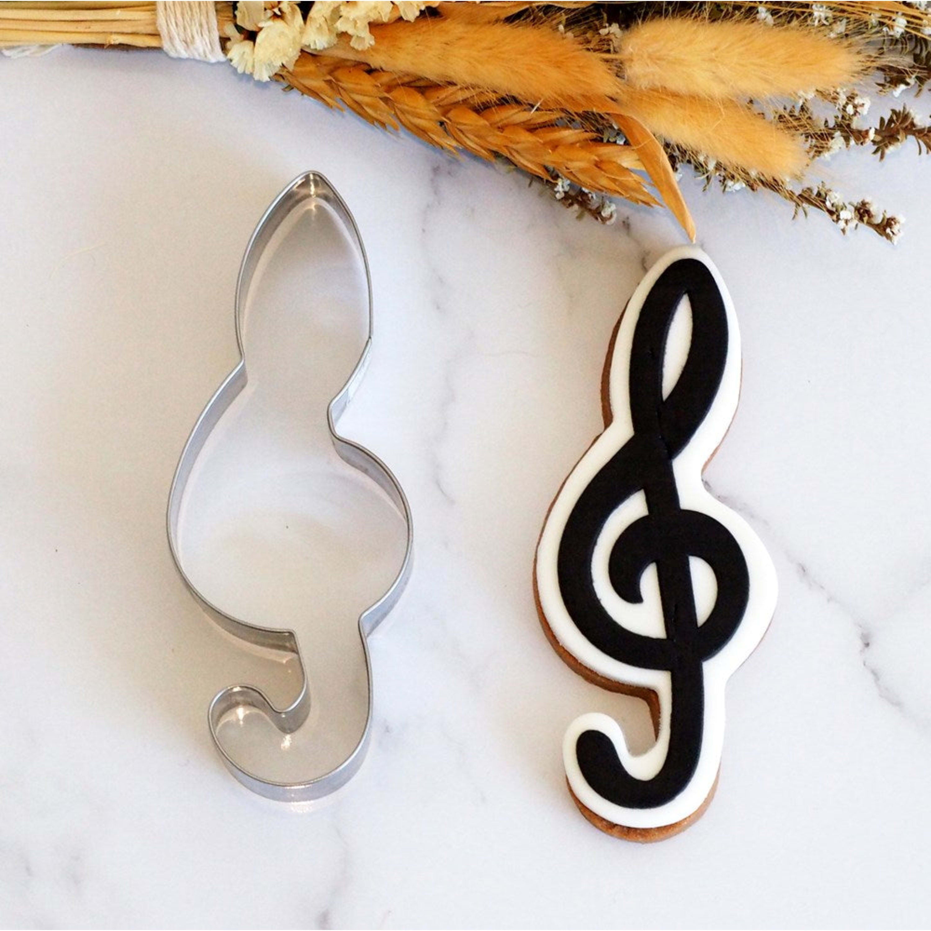 Sweet Themes Treble Clef Cookie Cutter