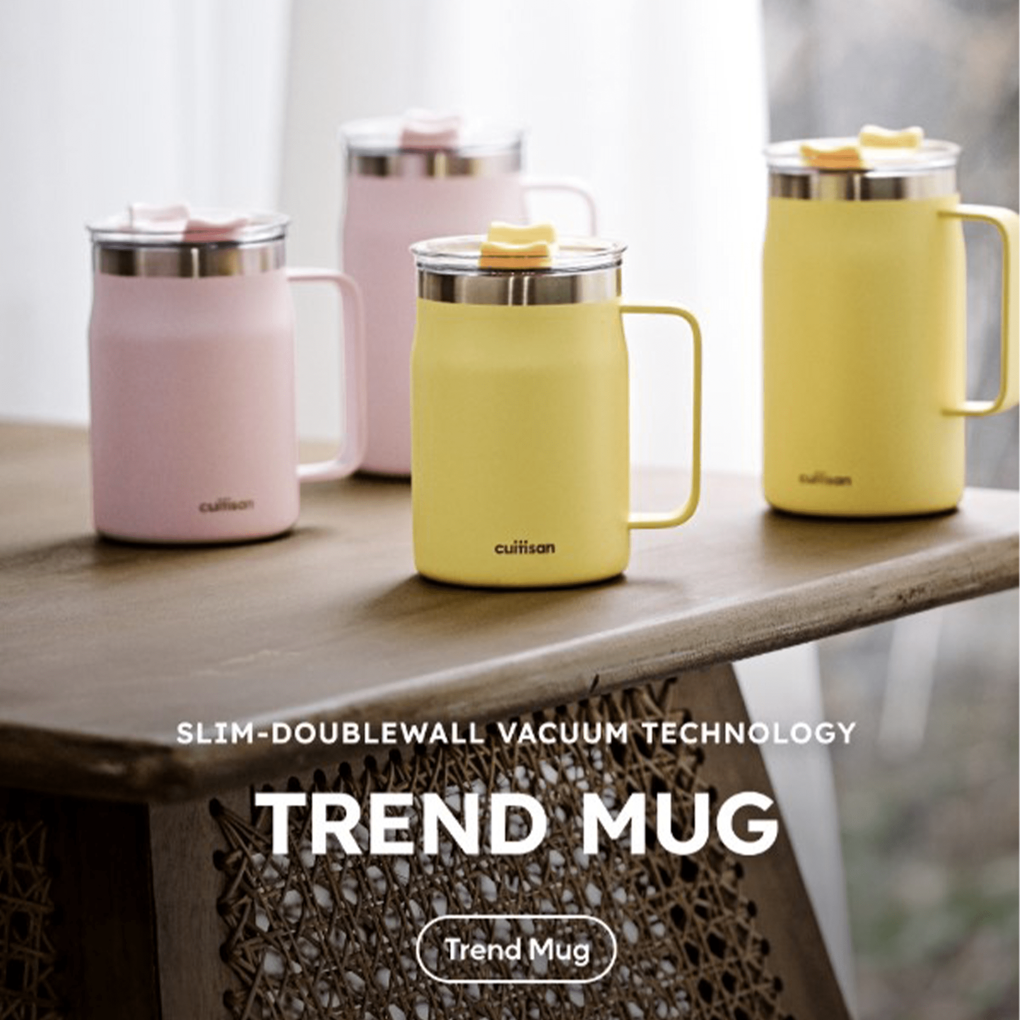Cuitisan Trend Mug (530ml) Lemon Yellow