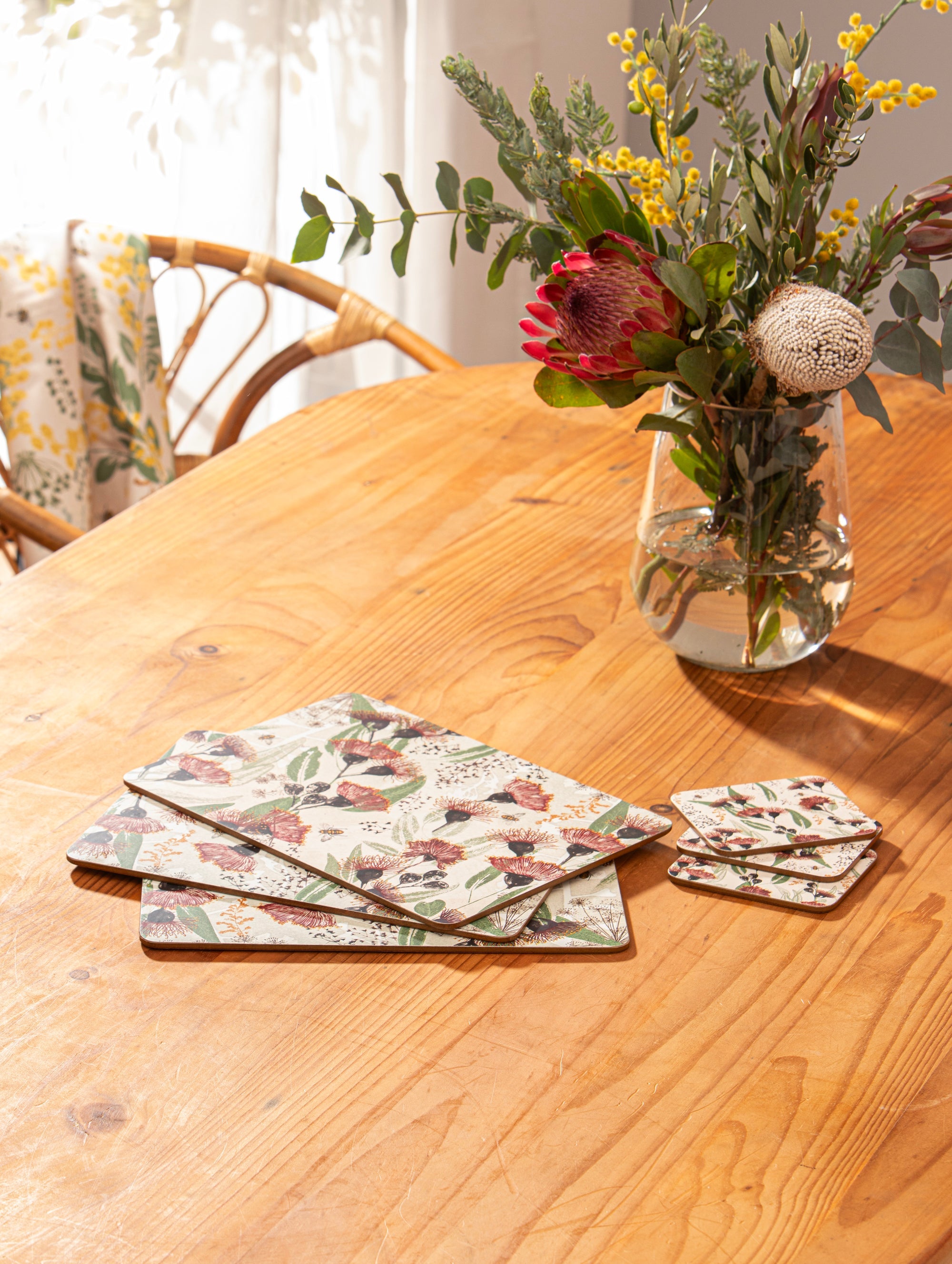 Ashdene Trudy's Garden Silver Princess 6pk Placemat