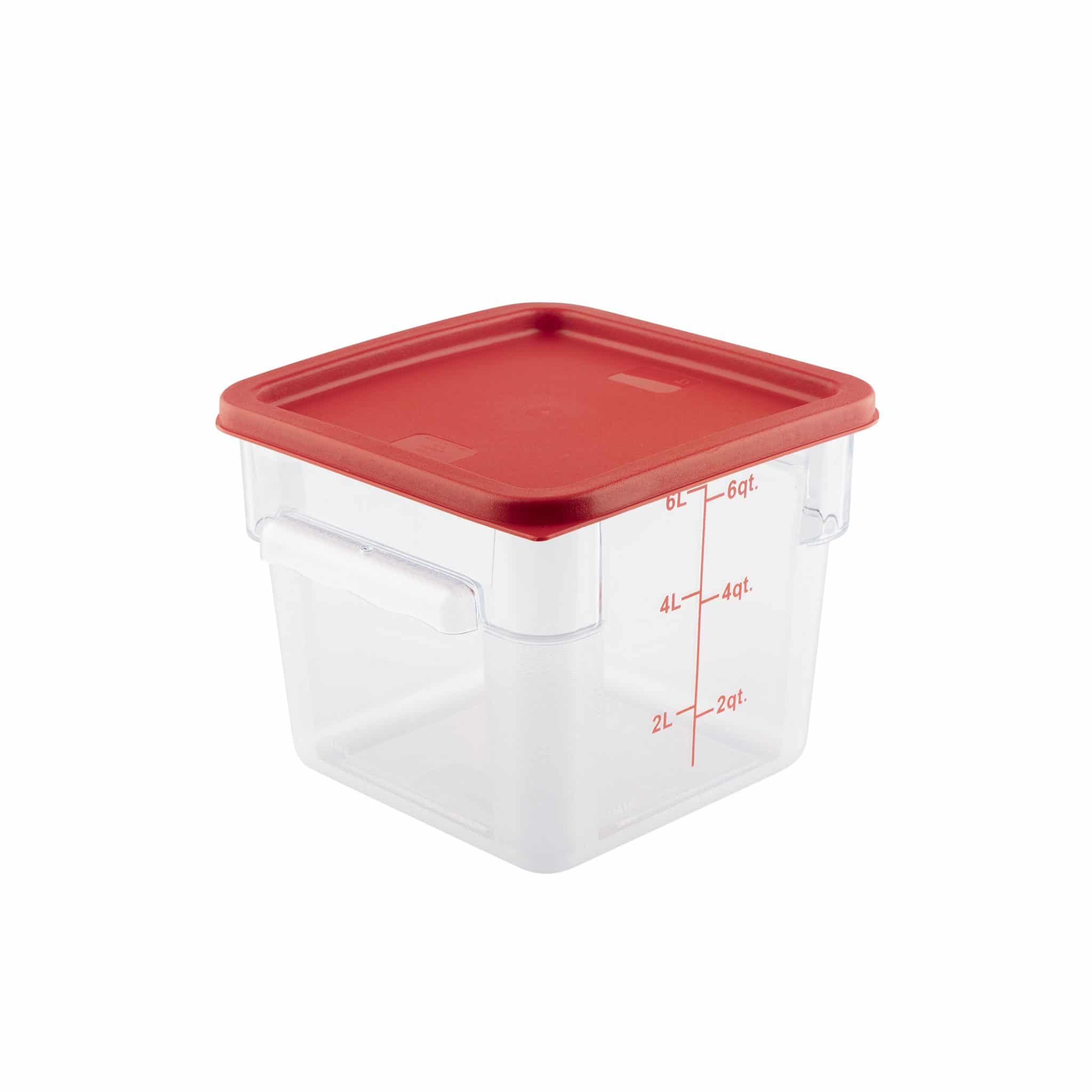 KH Classik Chef Food Grade Square Storage 5.7Lt Pc Clear