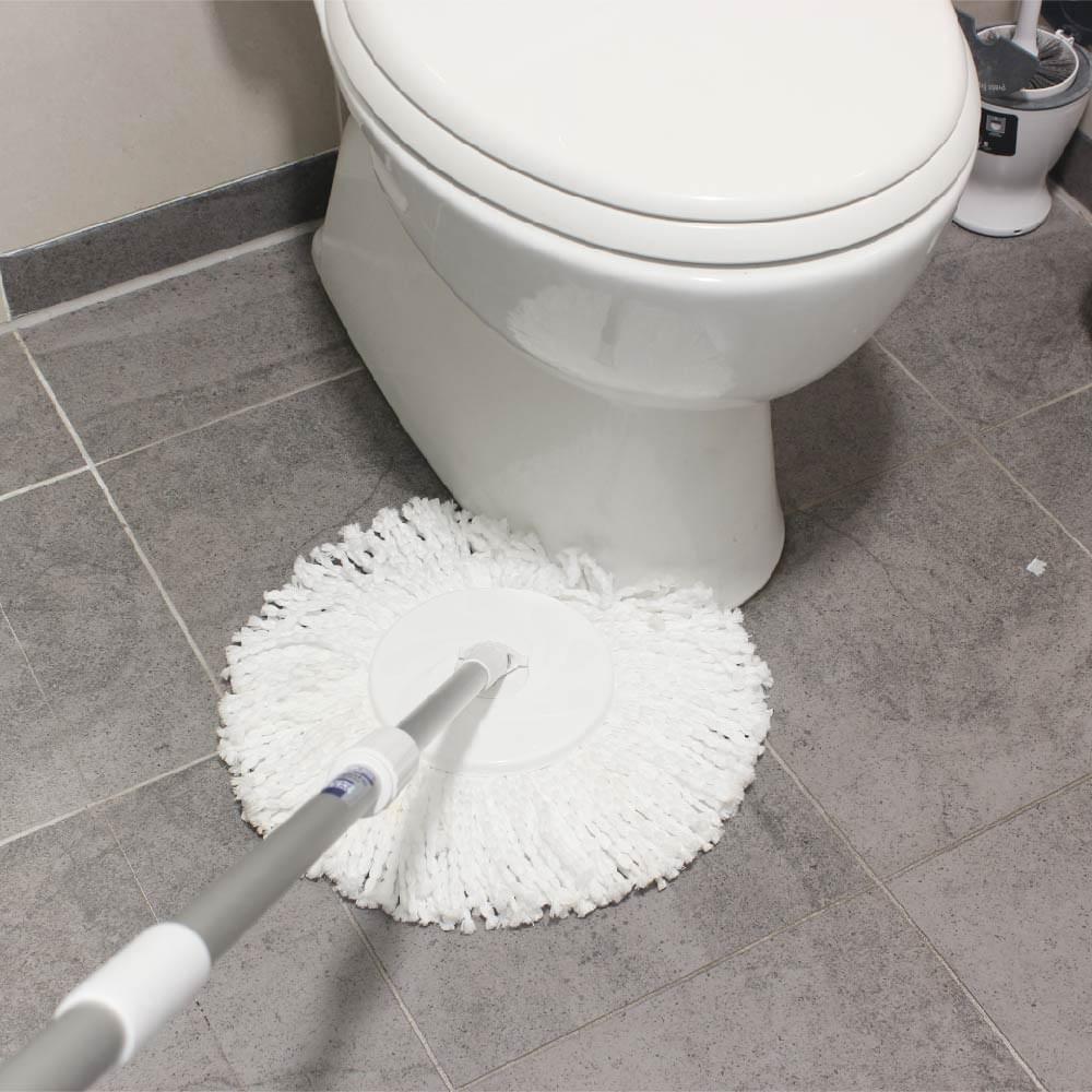 White Magic Turbo Spin Mop Hand Press