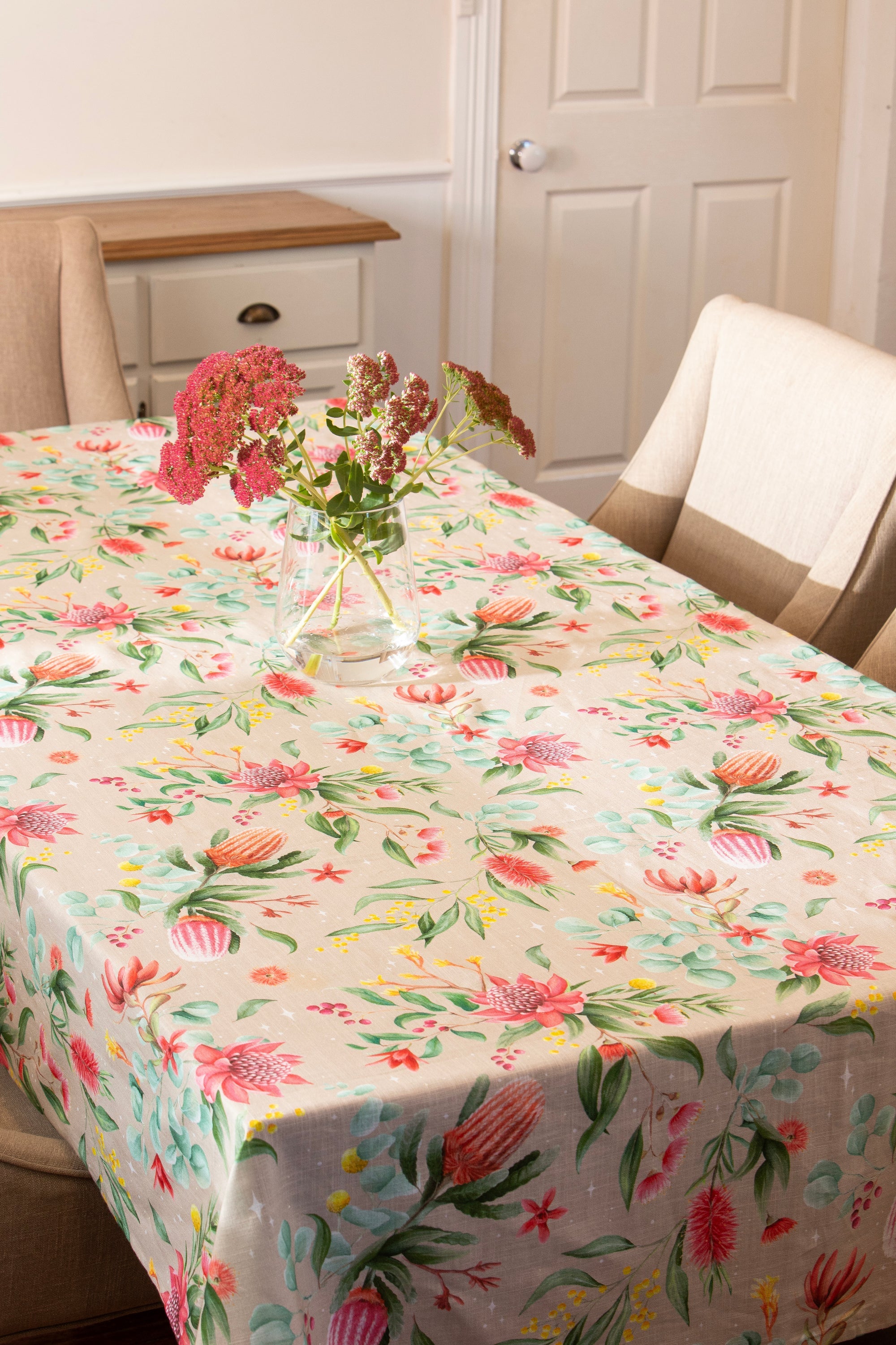 Ashdene Twinkling Blooms 150x230cm Tablecloth