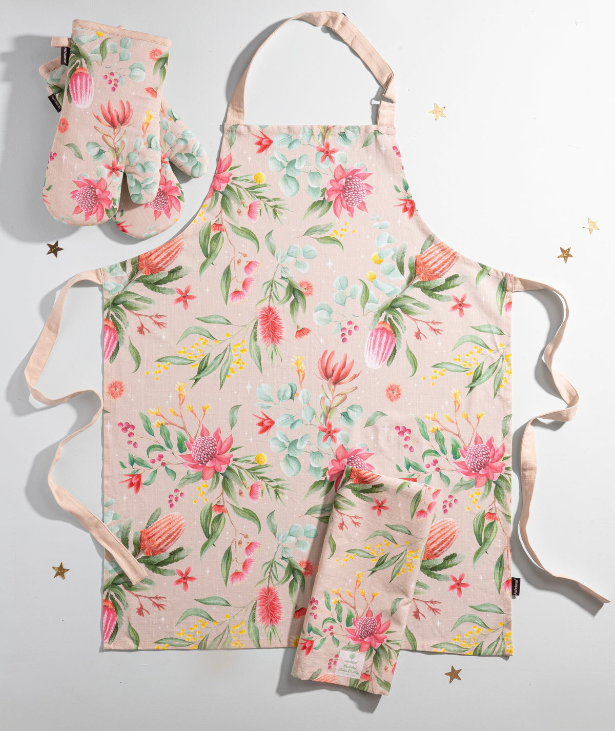 Ashdene Twinkling Blooms 2pk Oven Mitt