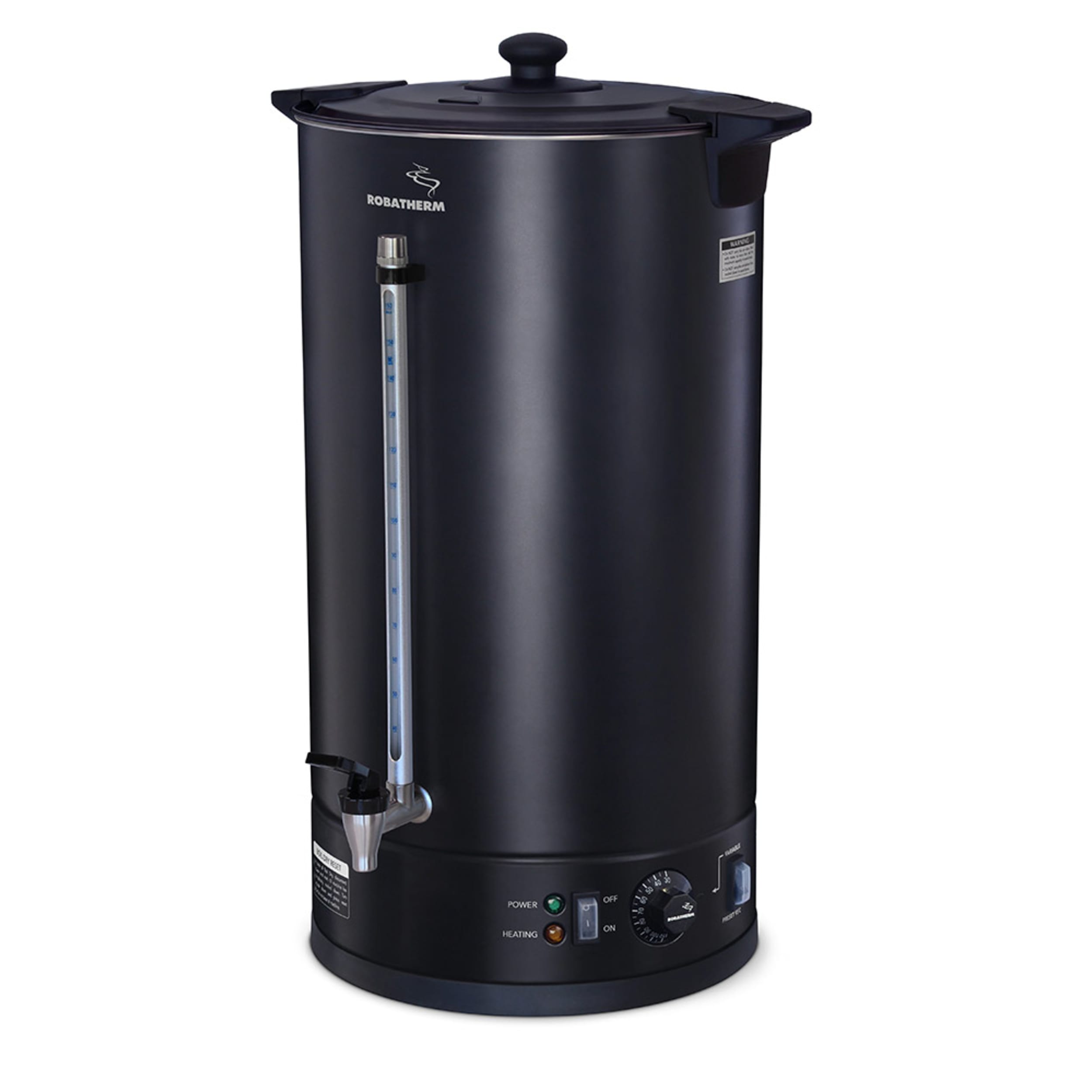 Robatherm Commercial Black Double Skinned Hot Water Urn UDB30VP