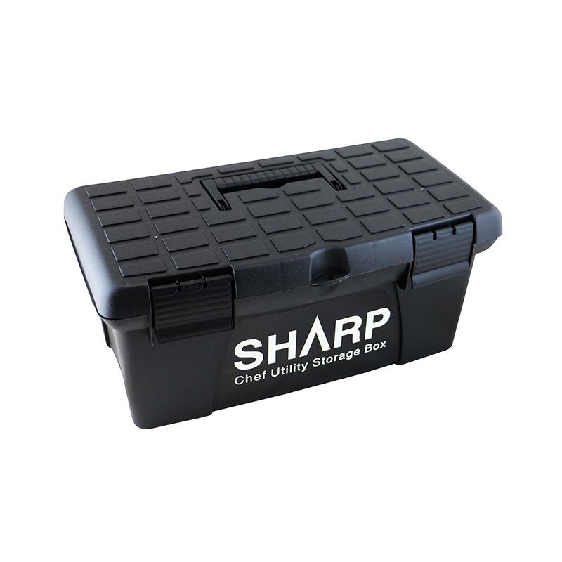 SHARP Utility Box w/Removable Tray - Black