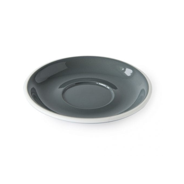 Longfine Cappuccino Saucer Grey Gloss 140mm