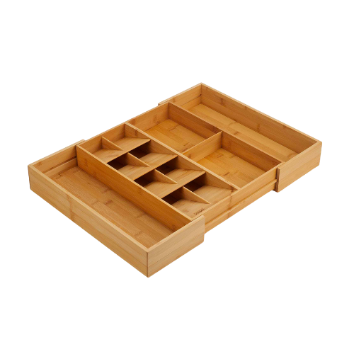 Joseph Joseph Drawerstore Bamboo Expandable Cutlery, Utensil &  Gadgets Organiser