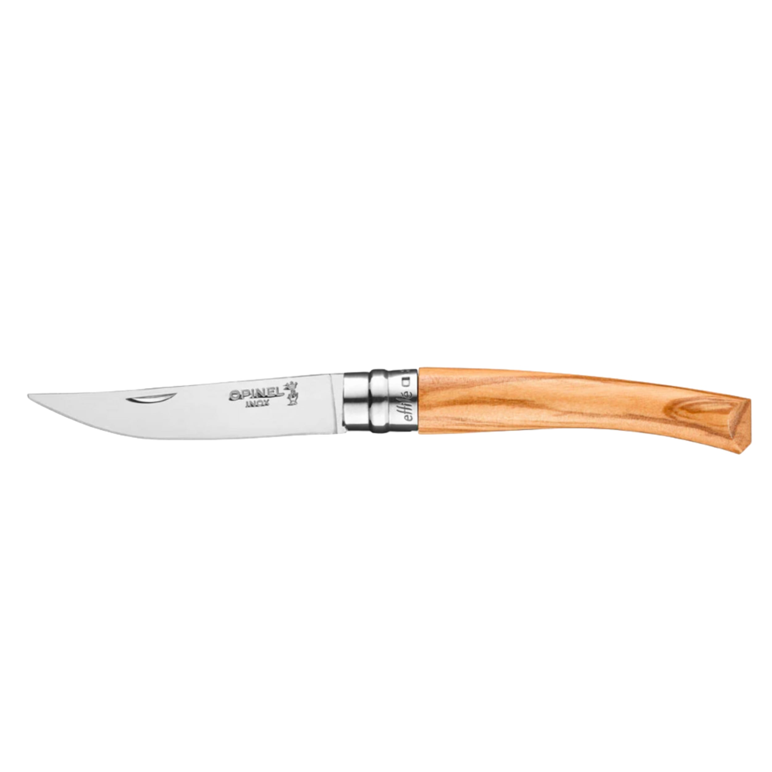 Opinel No.08 Effilé Stainless Steel Slim Folding Knife Olive