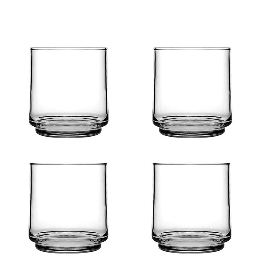 Anchor Hocking Finlandia Rocks Glass - 4 Pack (355mL)