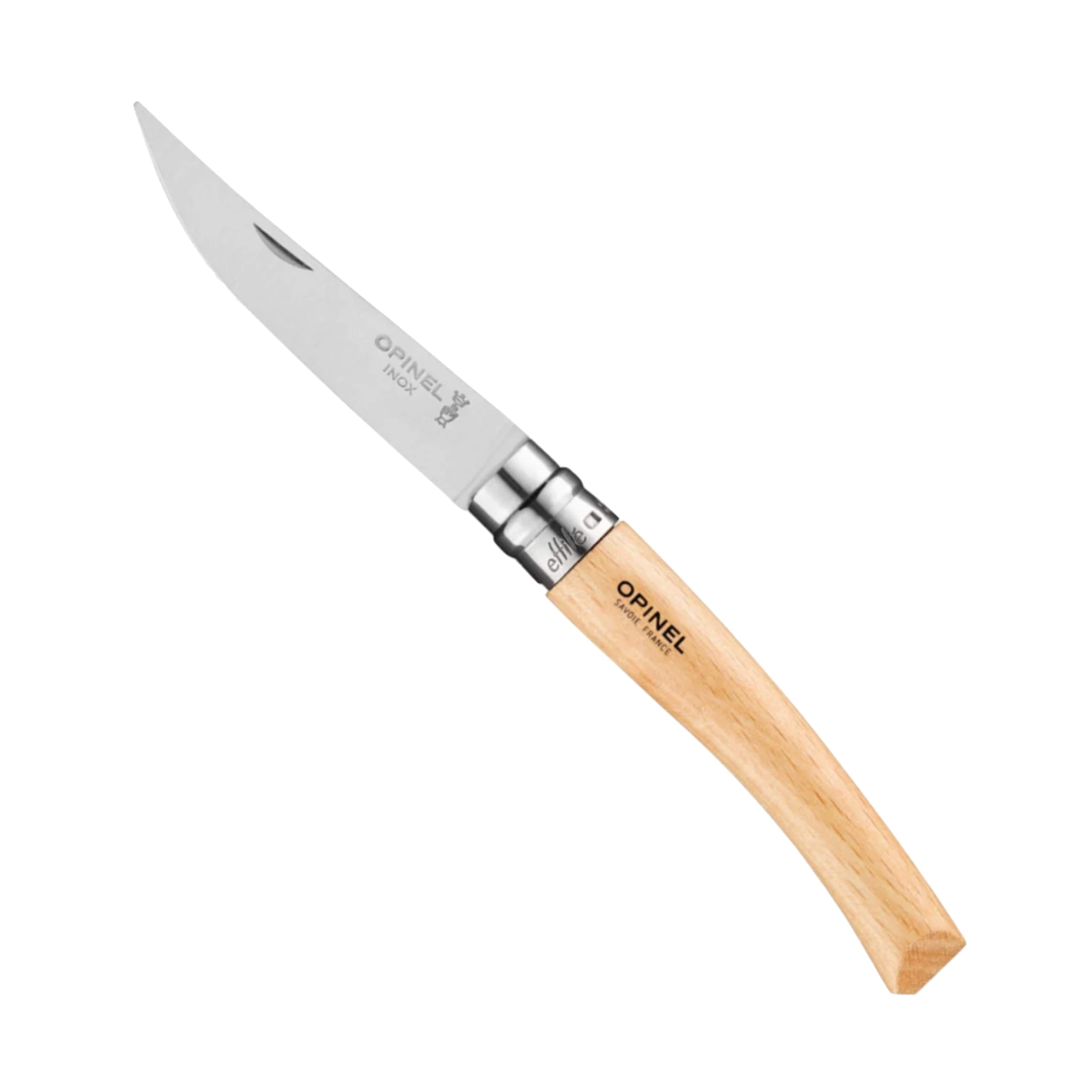 Opinel No.08 Effilé Stainless Steel Slim Folding Knife Padouk