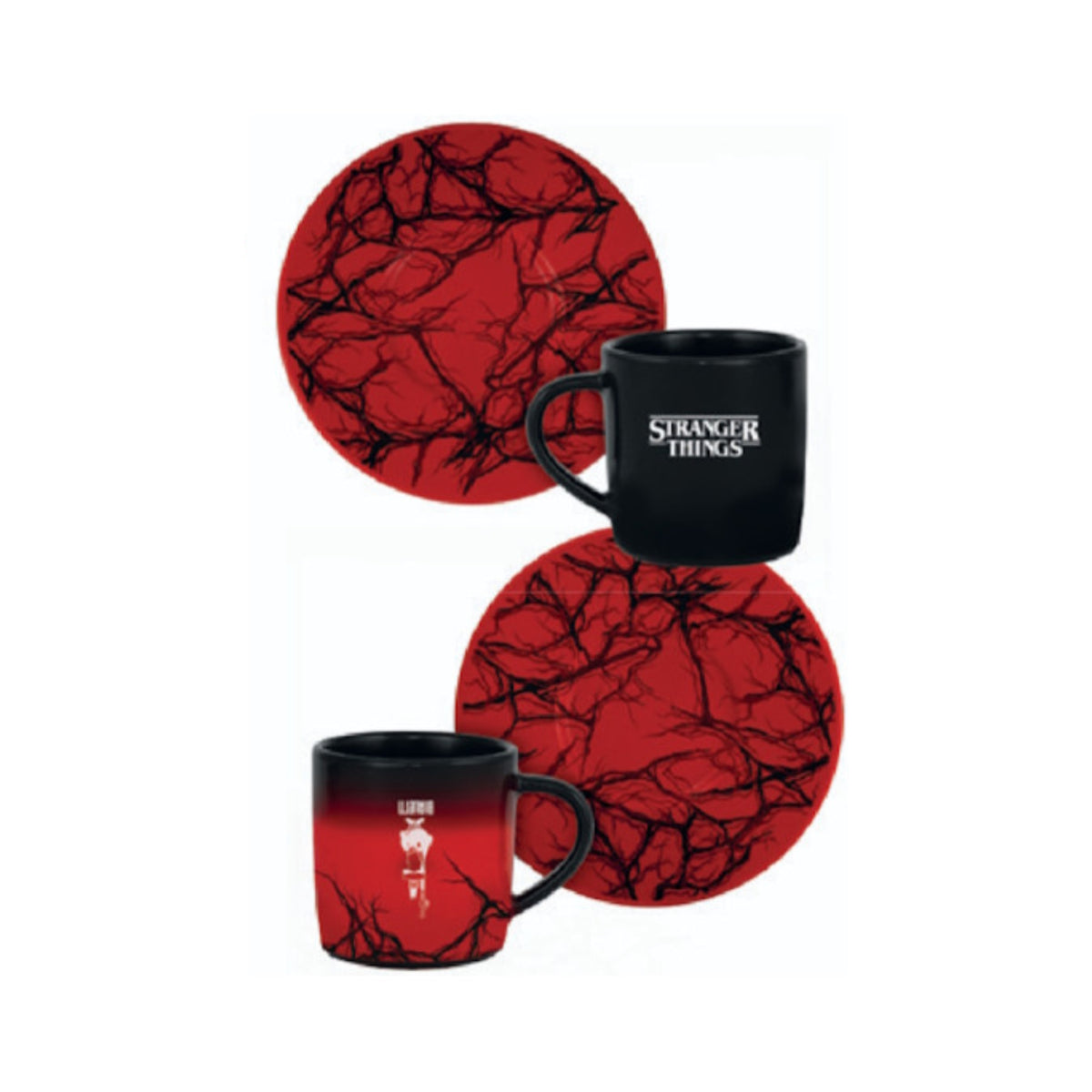 Bialetti Stranger Things Cups & Saucers – Set of 2