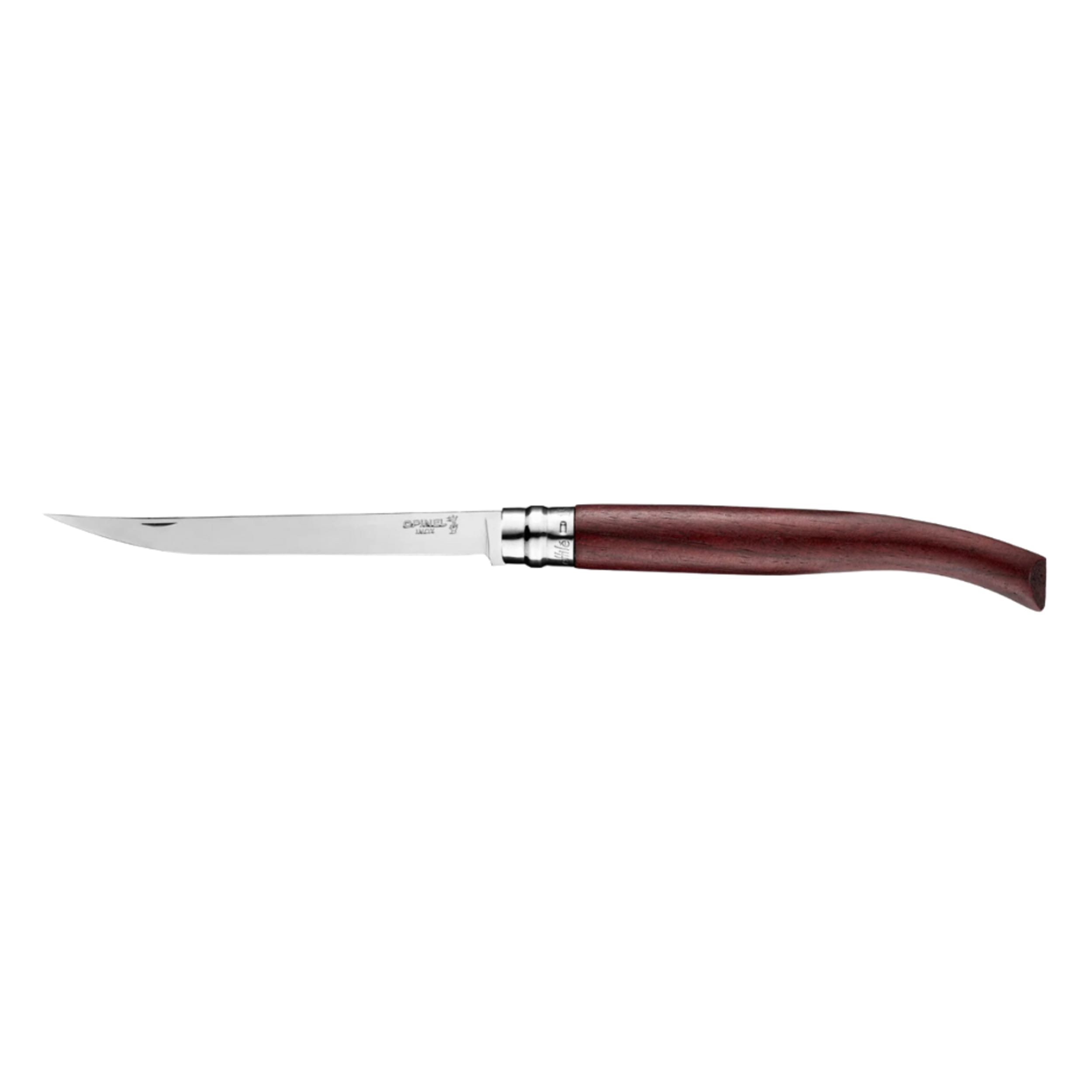 Opinel No.15 Effilé Stainless Steel Filleting Folding Knife Padouk