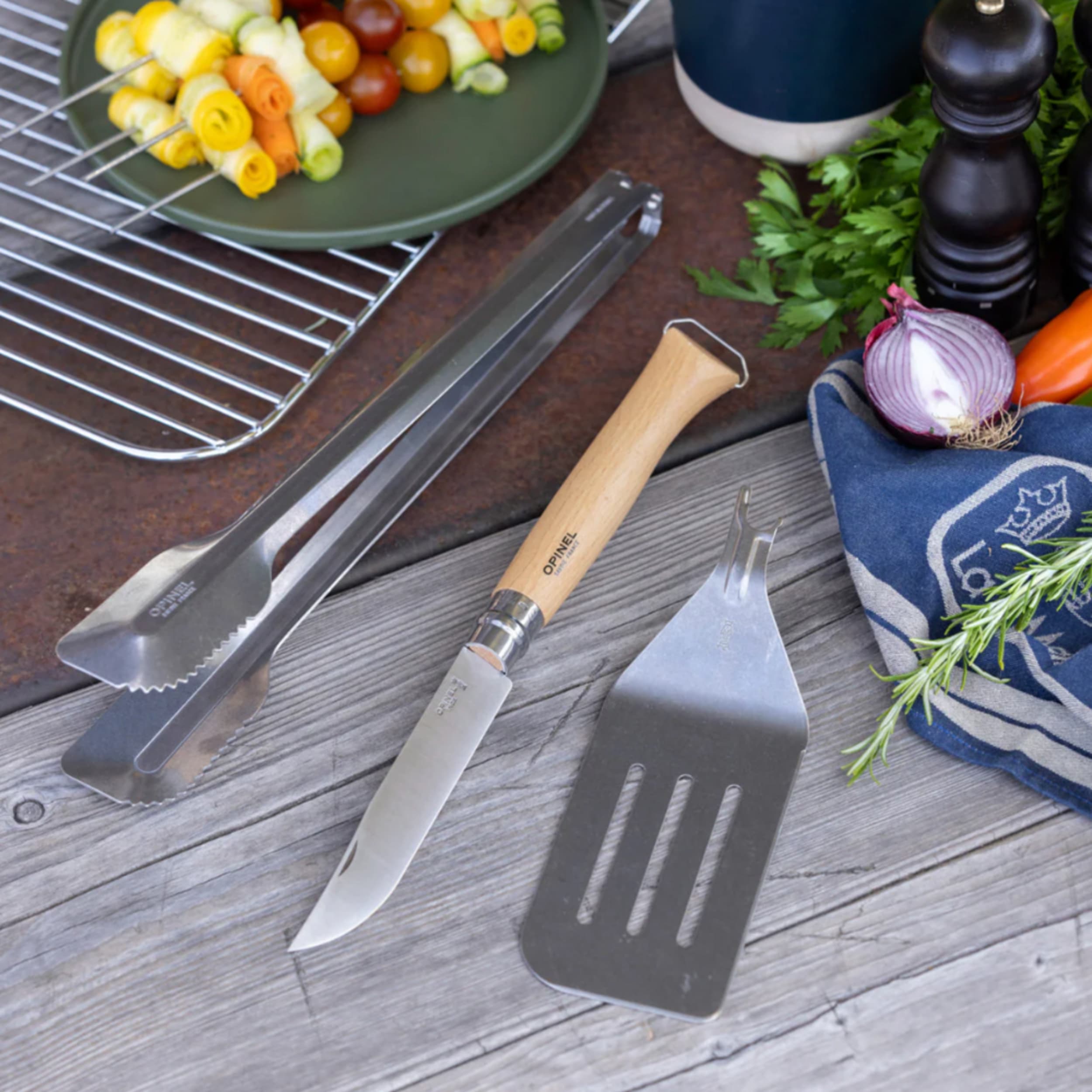 Opinel Barbecue 3 Piece Set
