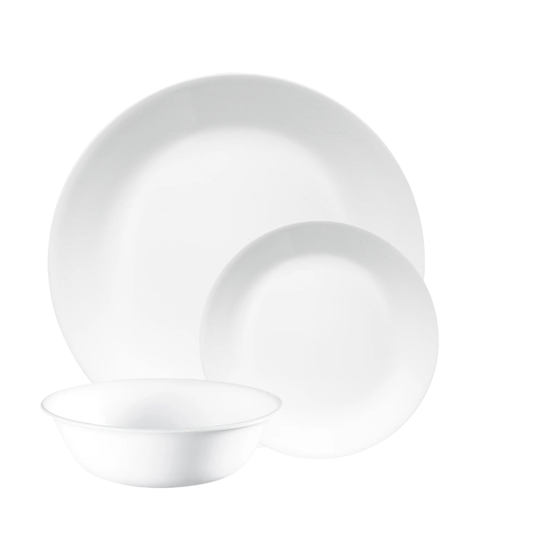 Corelle Winter Frost White 12 Piece Dinner Set (B&B)