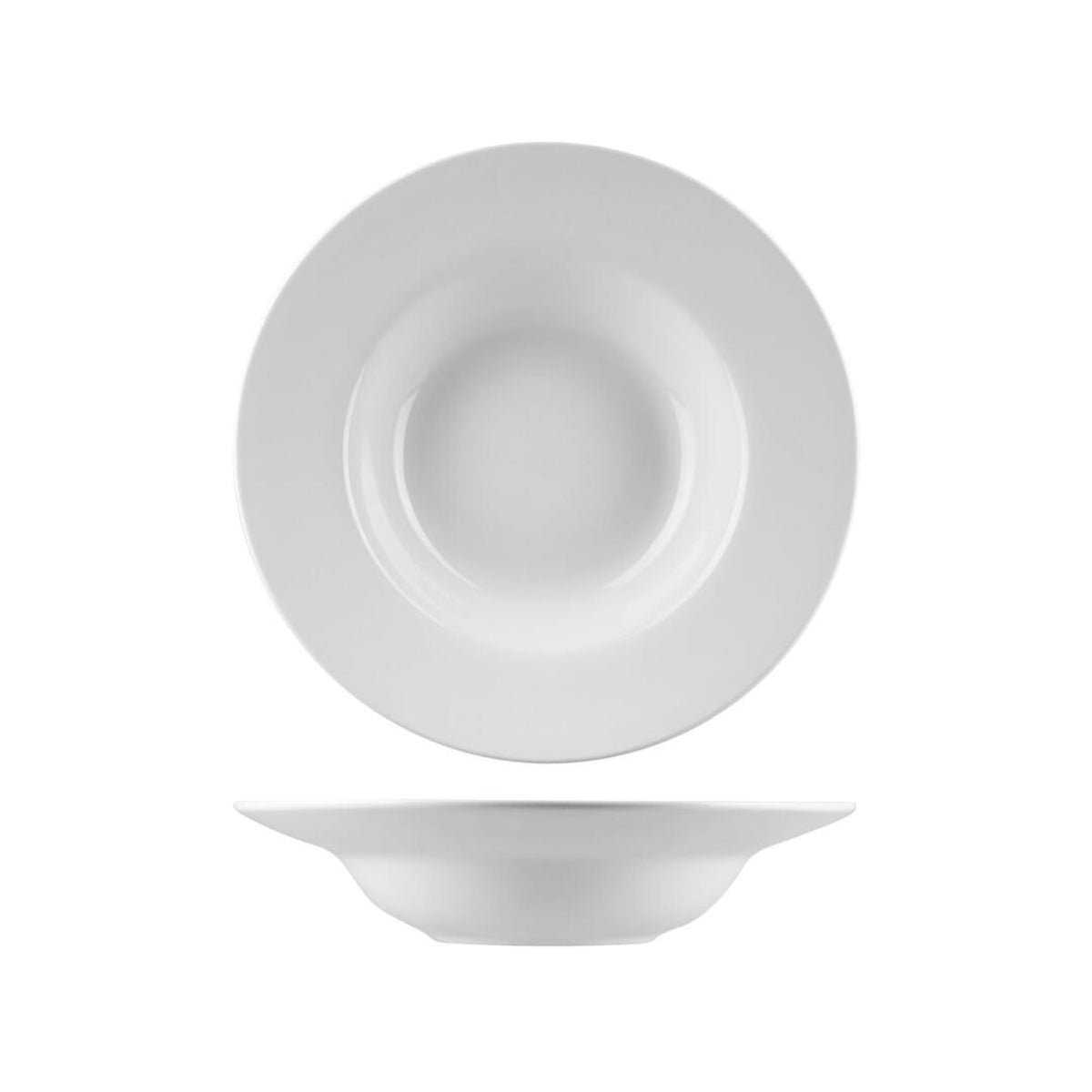 AFC Flinders Classic Pasta Bowl Wide Rim 300mm (720ml) White