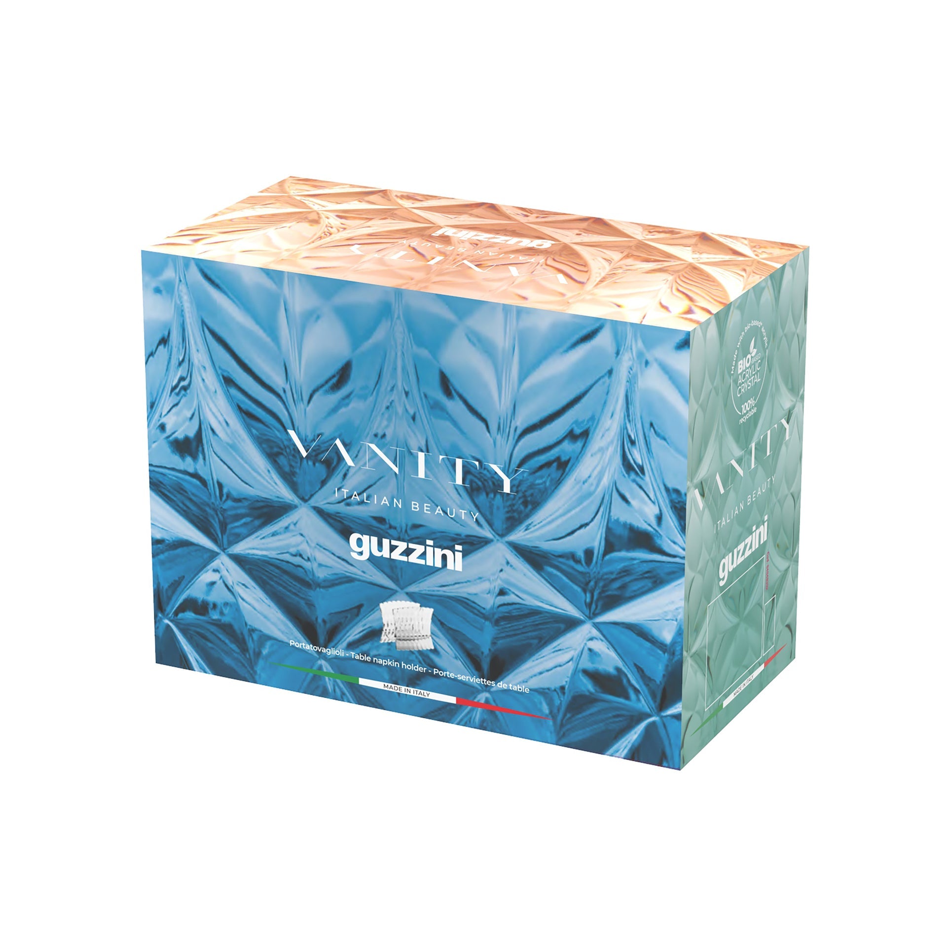 Guzzini Vanity Air Table Napkin Holder - Clear