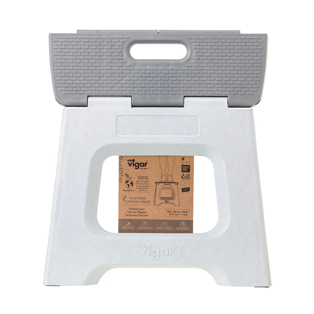 Zeroline Grey Foldable Stool 27cm