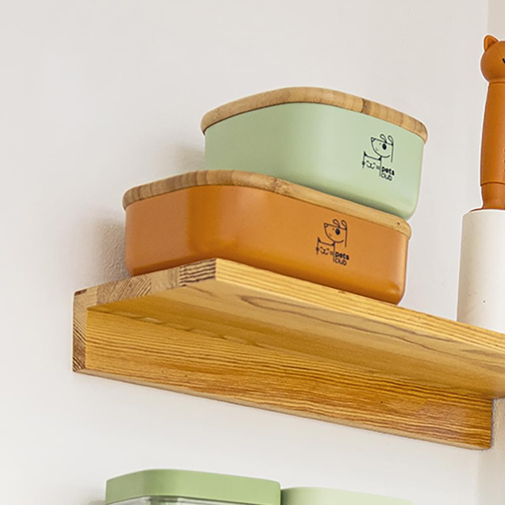 Vigar Pets Club Bamboo Treat Jar - Small