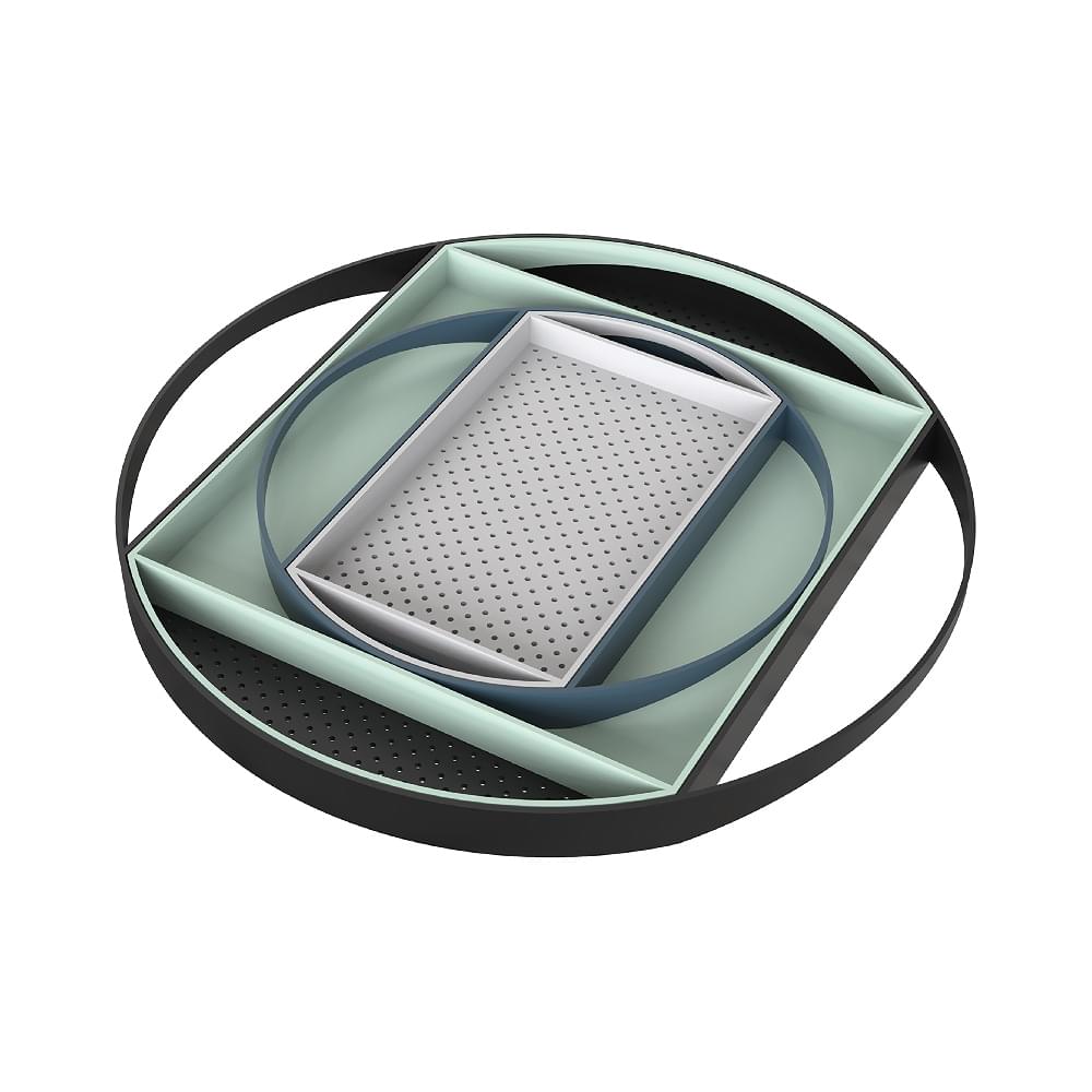 Vigar 4 in 1 Nested Serving Trays