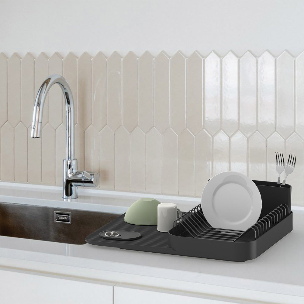Vigar Vintage Metal Dish & Cutlery Drainer Set