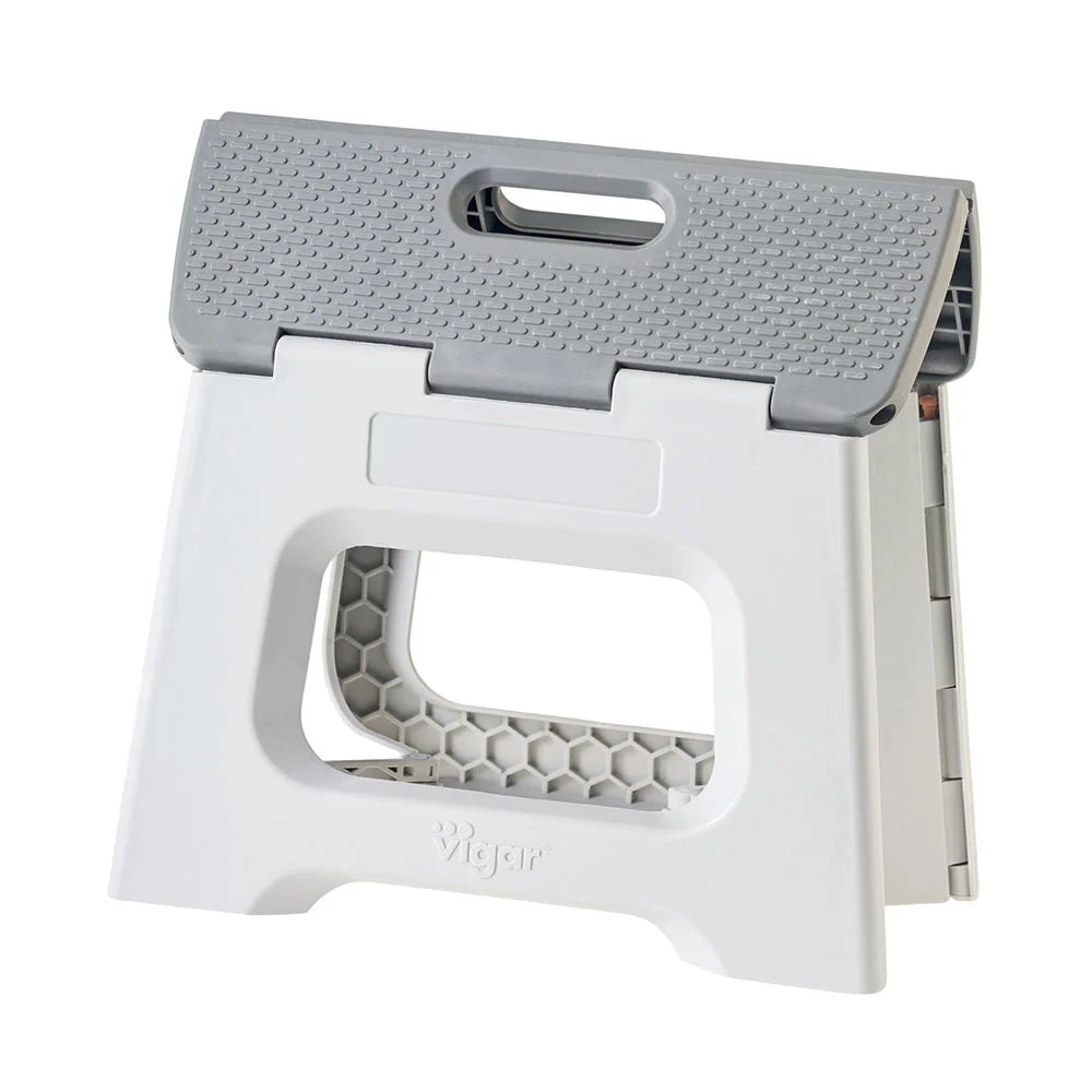 Vigar Compact Foldable Stool 23cm - Grey