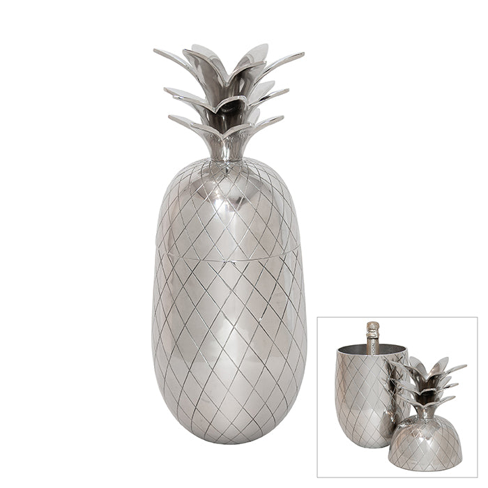 Pure Homewares Tower Nickel Silver Pineapple Champagne Bucket