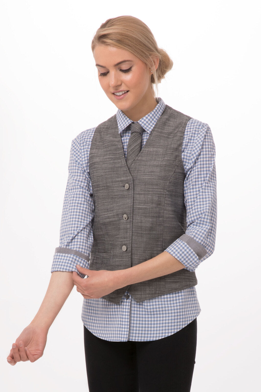 Chef Works Augustine Women's Vest - Grey
