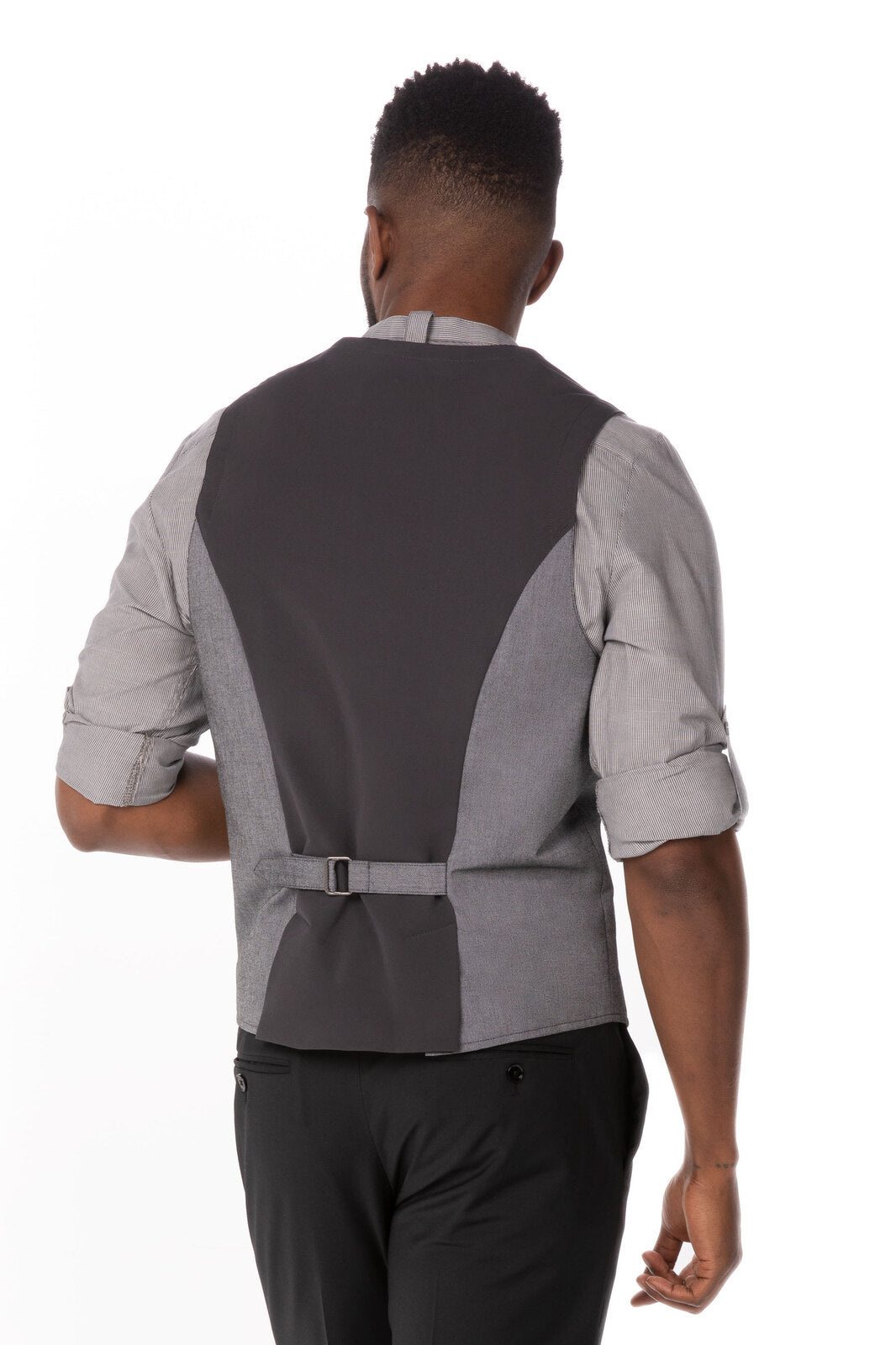 Chef Works Bridge Men's Vest - Light Grey