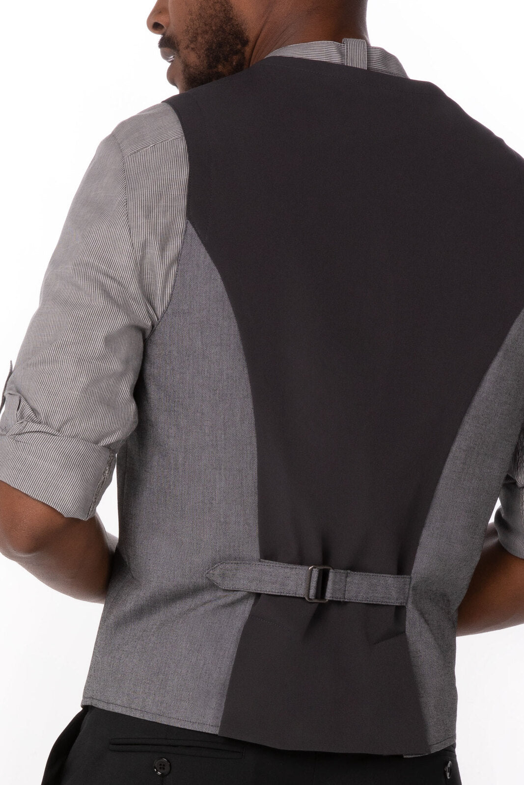 Chef Works Bridge Men's Vest - Light Grey