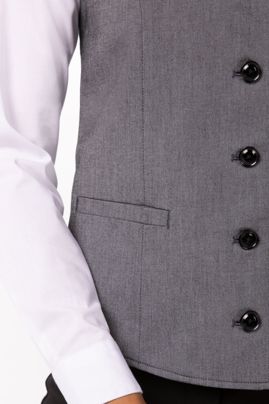 Chef Works Bridge Women's Vest - Light Grey