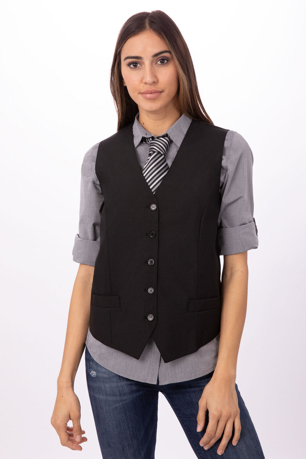 Chef Works Essential Women's Vest - Black