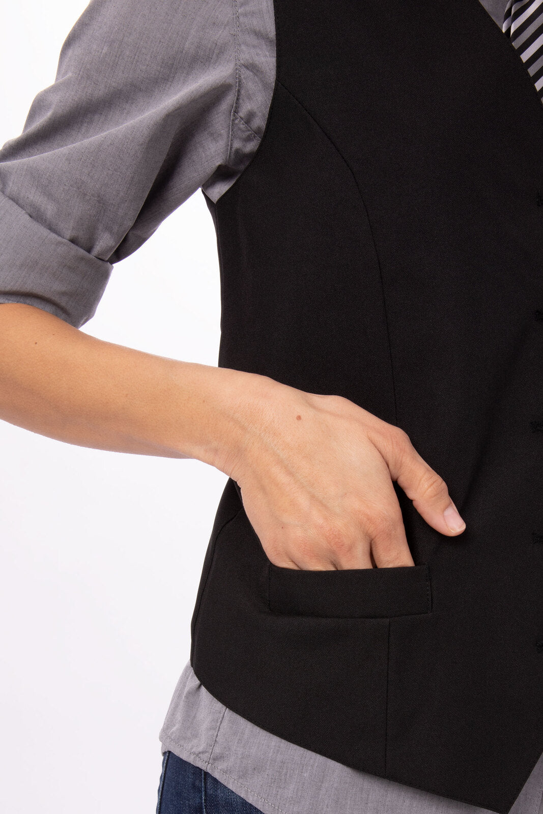 Chef Works Essential Women's Vest - Black