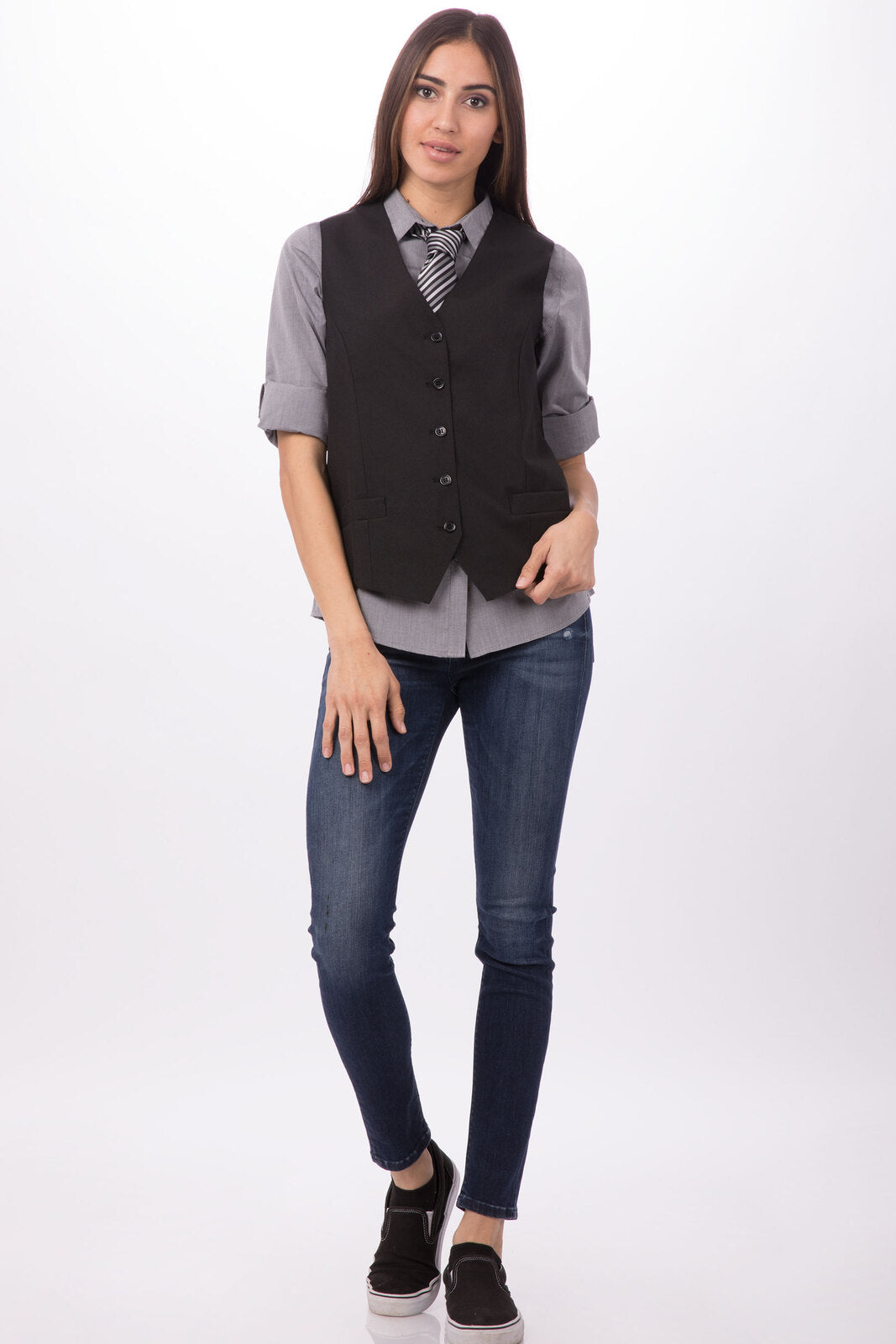 Chef Works Essential Women's Vest - Black
