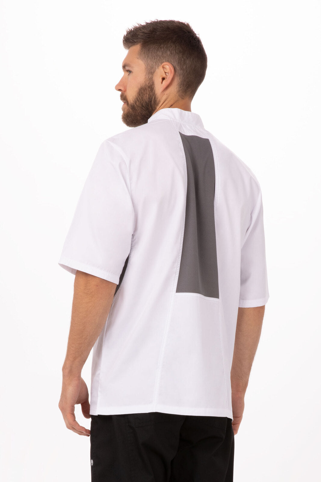 Chef Works Valais V-Series Men's Chef Jacket - White