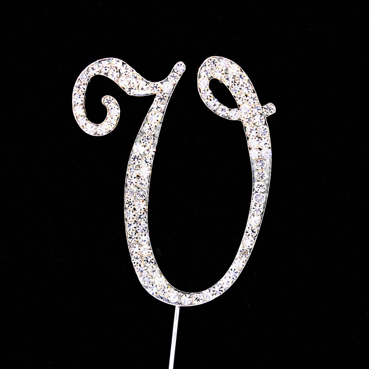 Bake Group Diamante Letter V 7cm