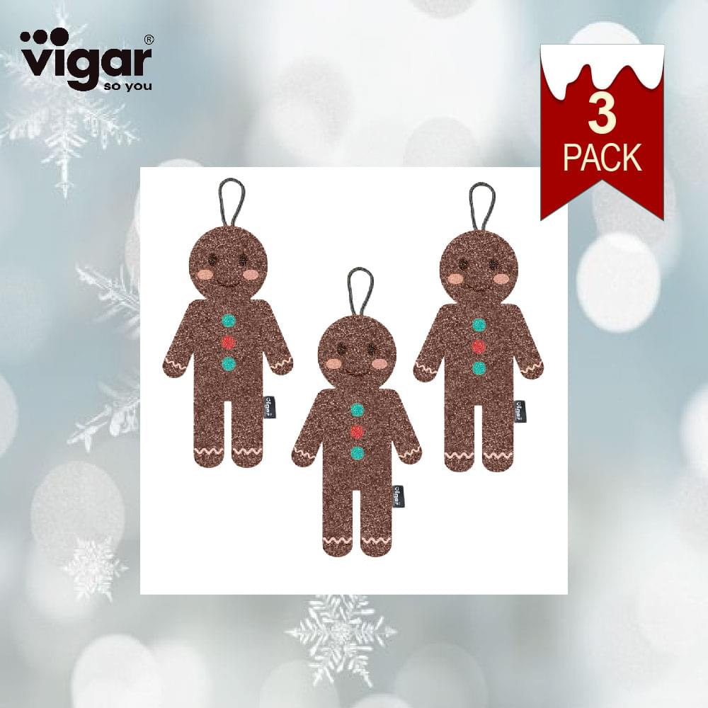 Gingerbread Man Scrubber Sponge - 3 Pack