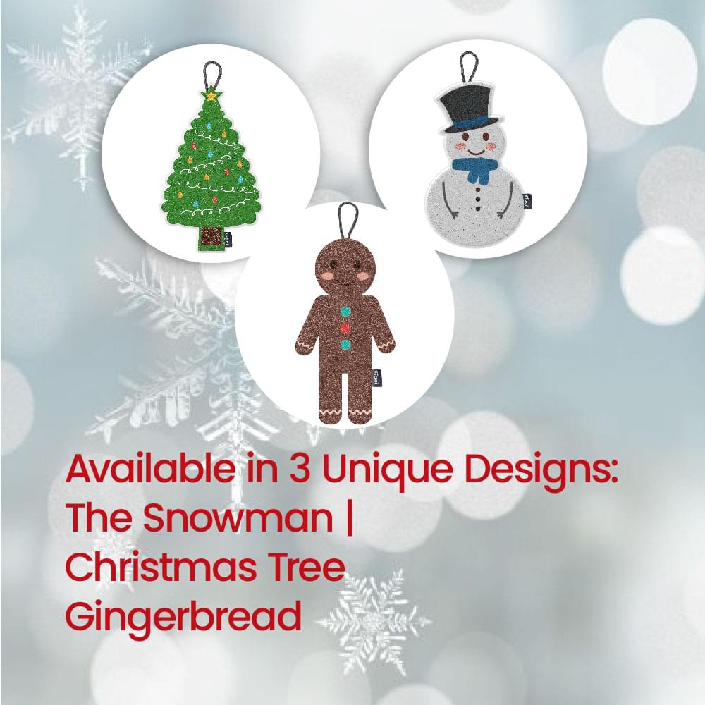 Gingerbread Man Scrubber Sponge - 3 Pack