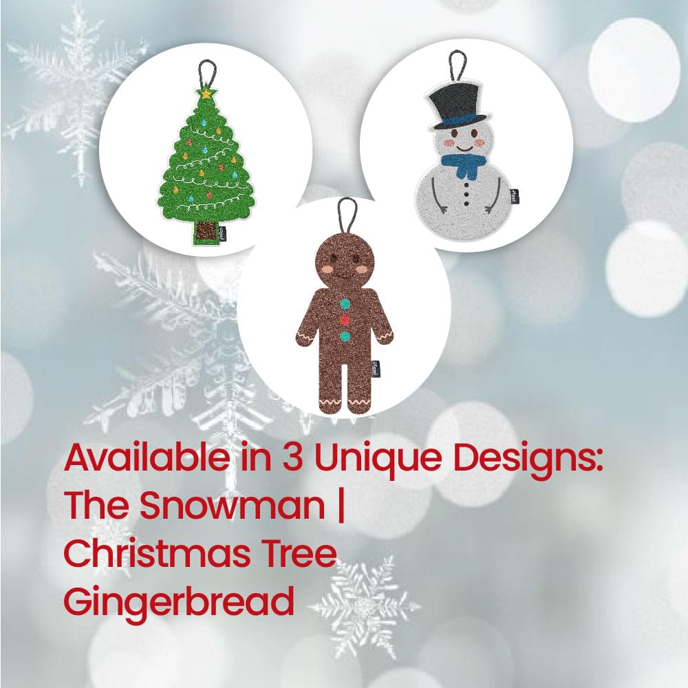 Christmas Tree Scrubber Sponge - 3 pack