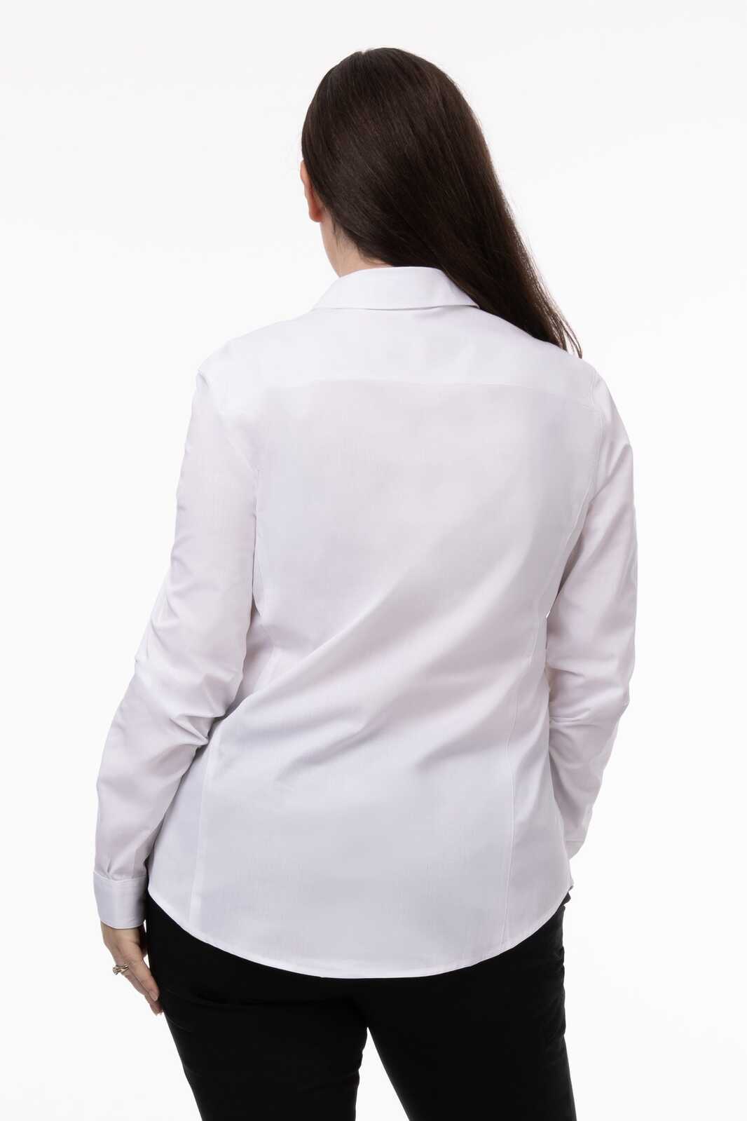 Chef Works Premium Formal Women's Dress Shirt - White