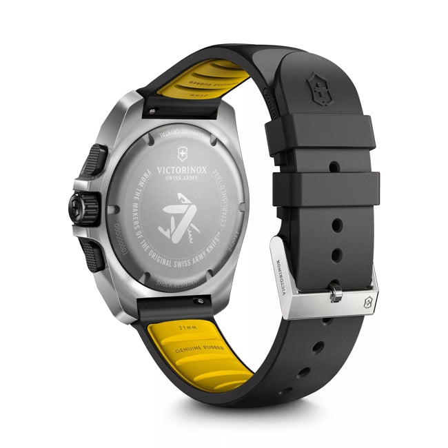 Victorinox I.N.O.X  Chrono Watch - Titanium Case - Black Carbon Rubber Strap