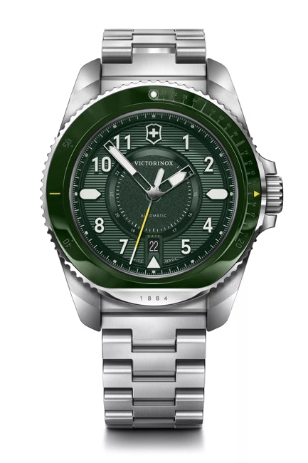 Victorinox Journey 1884 Green Dial on Bracelet