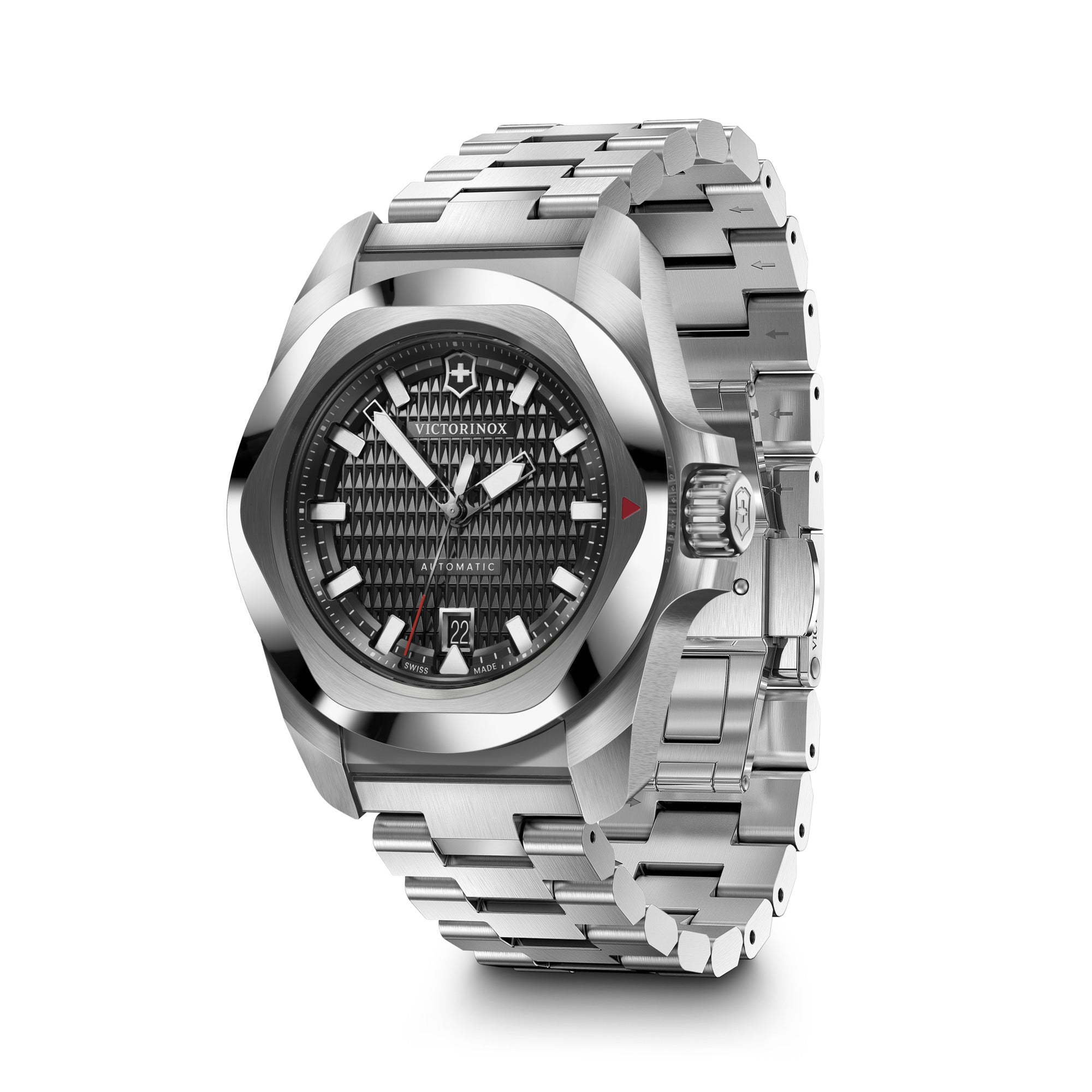 Victorinox I.N.O.X. Automatic 41mm Stainless Steel Bracelet - Black Dial