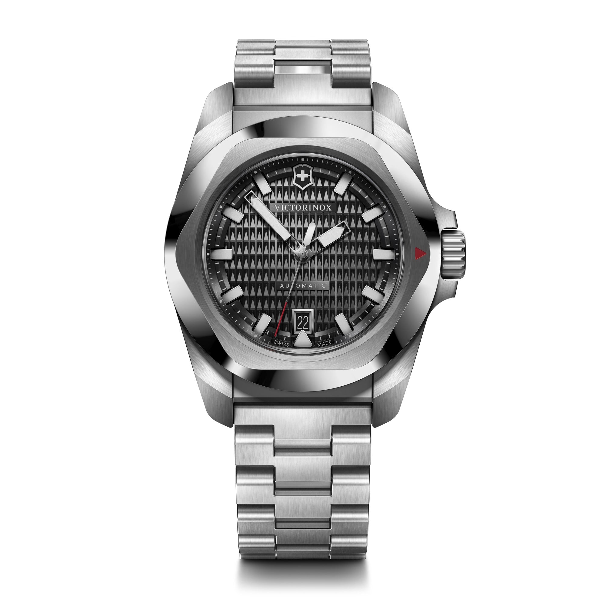 Victorinox I.N.O.X. Automatic 41mm Stainless Steel Bracelet - Black Dial