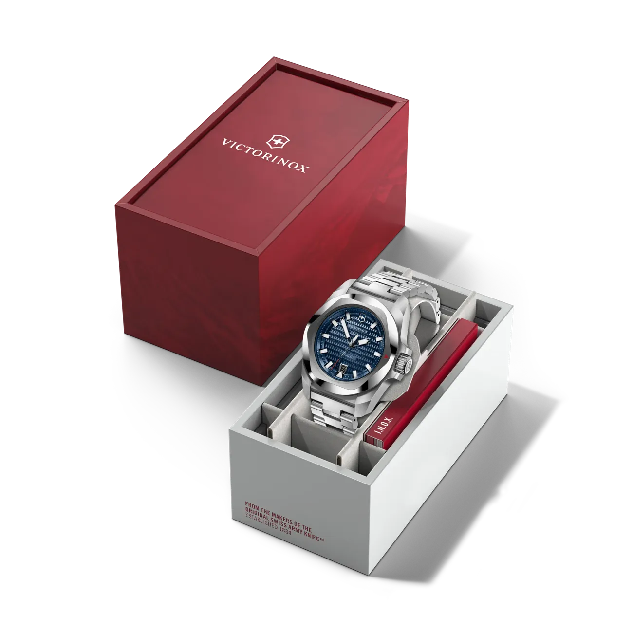 Victorinox I.N.O.X. Automatic 41mm Stainless Steel Bracelet - Blue Dial