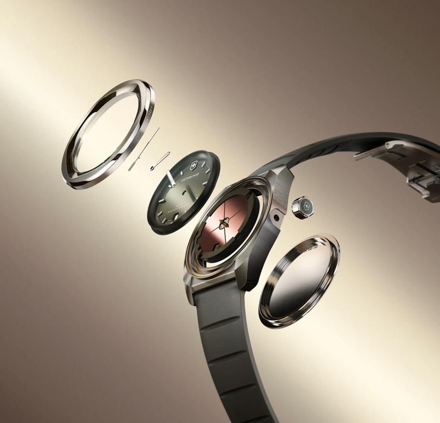 Victorinox Concept One Solar Storm Dial on Rubber Strap