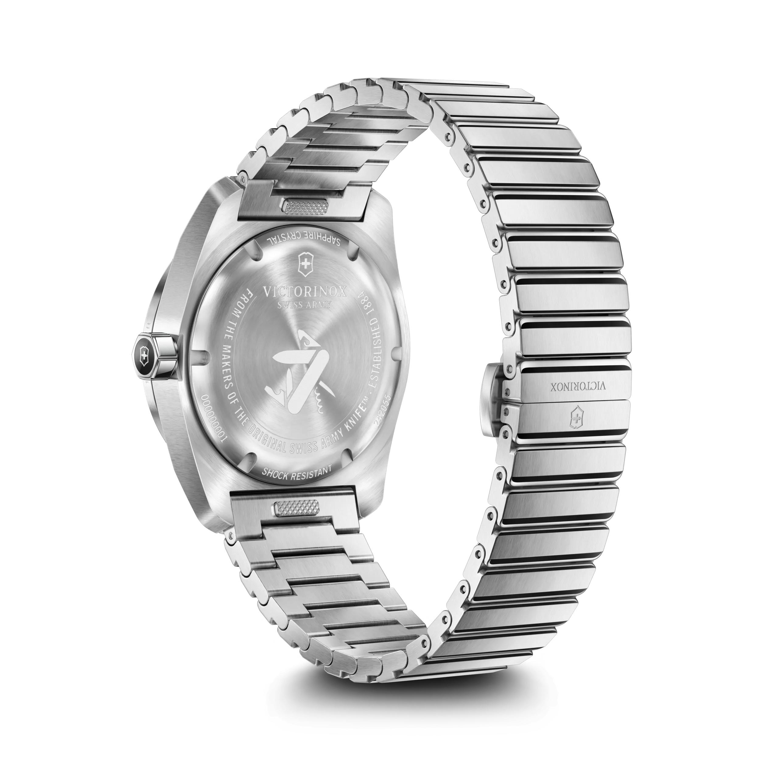 Victorinox Concept One Solar Black Dial on Stainless Steel Bracelet