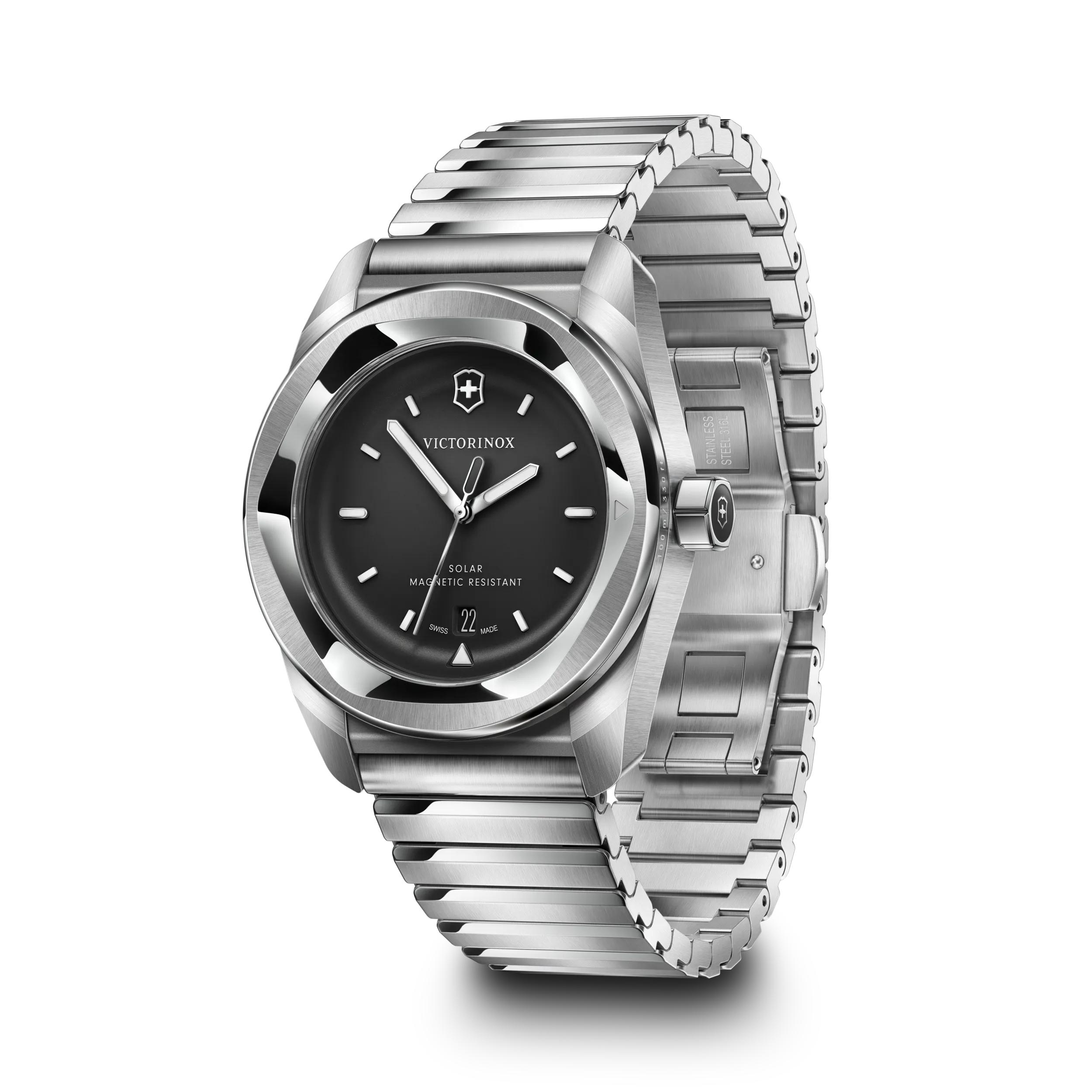 Victorinox Concept One Solar Black Dial on Stainless Steel Bracelet
