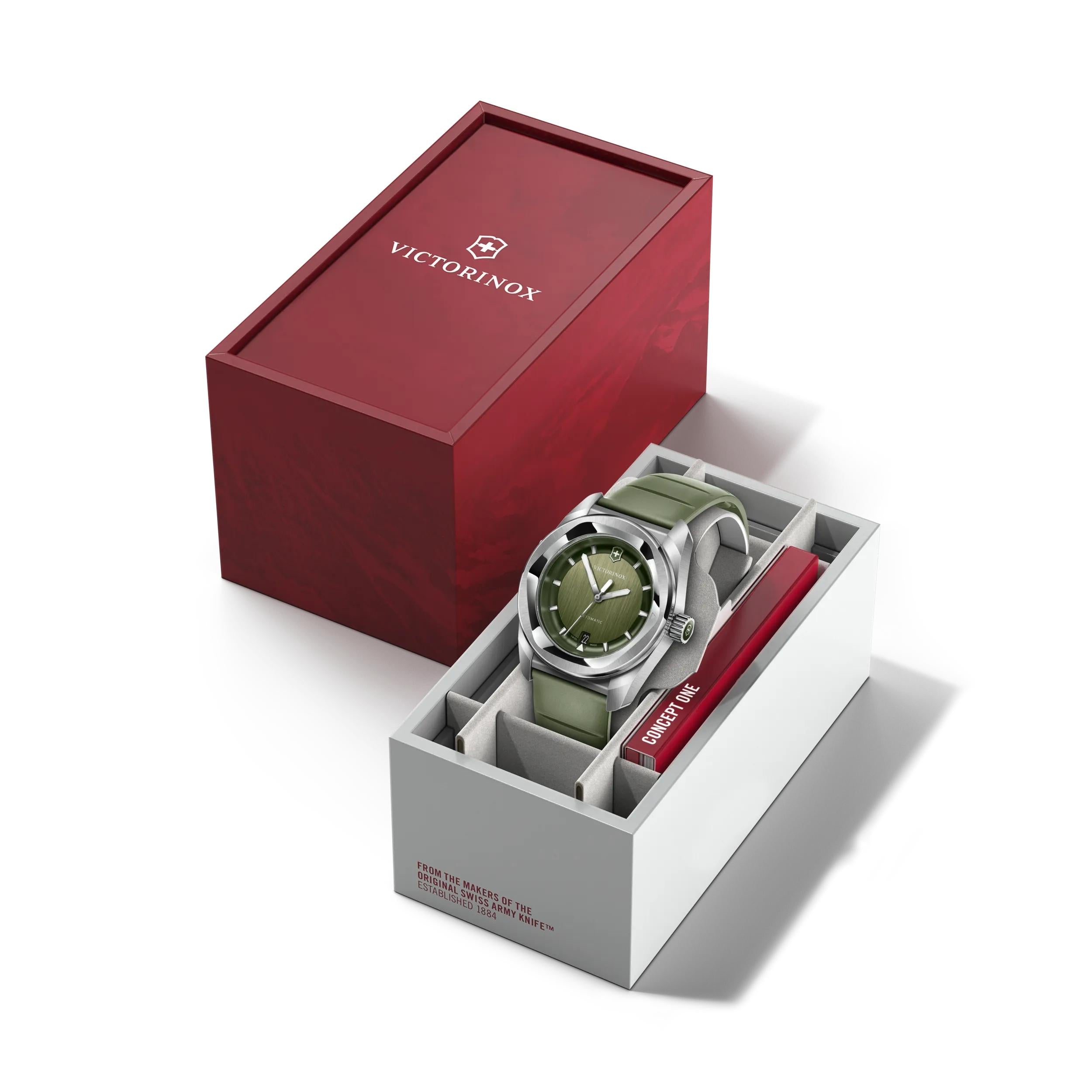 Victorinox Concept One Automatic Green Dial on Rubber Strap