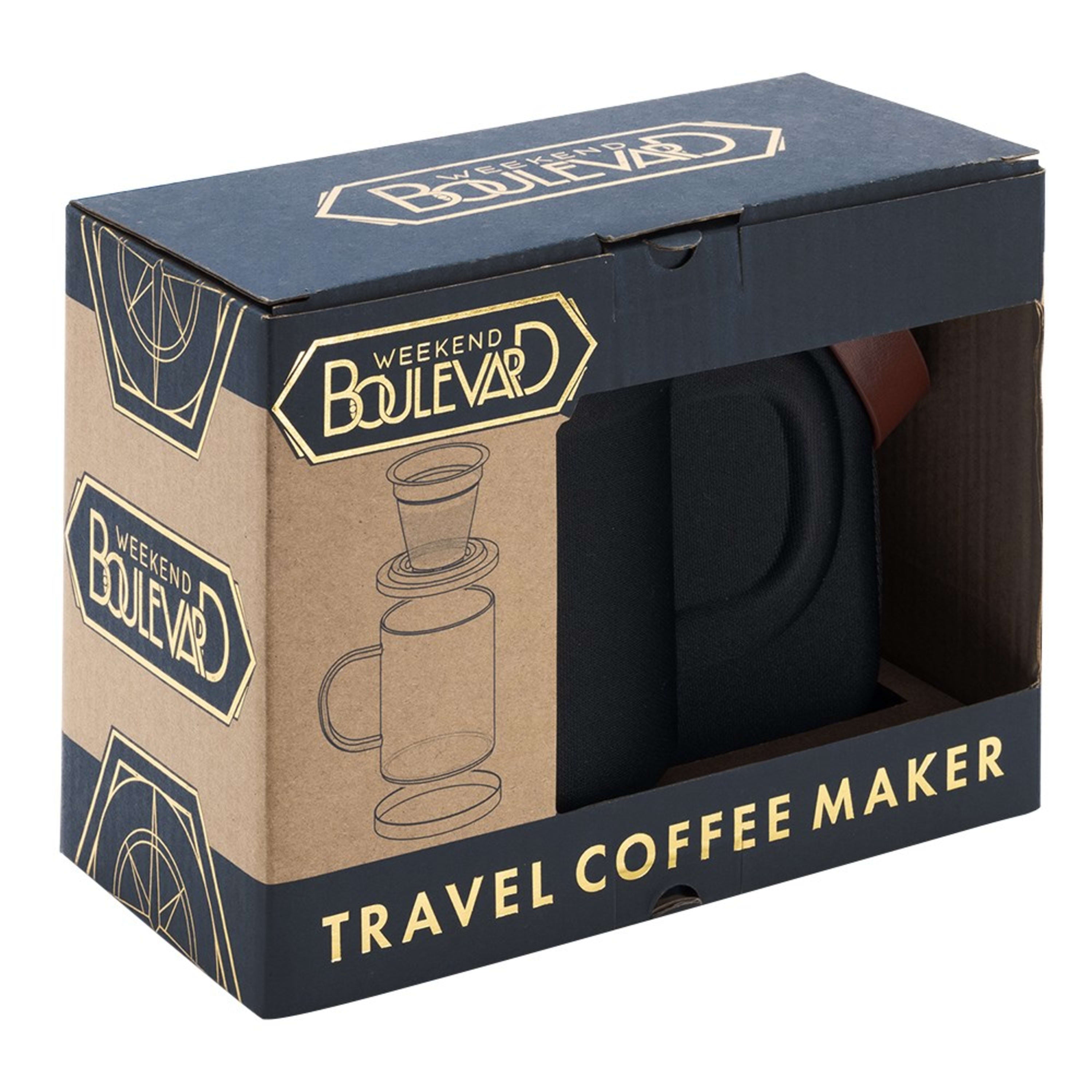 Weekend Boulevard Travel Coffee Maker Kit